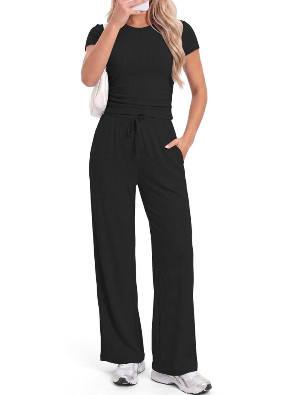 Women's 2 Piece Matching Summer Pants Set